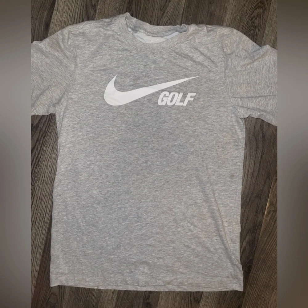 Nike Light Gray Tee with White Golf Logo